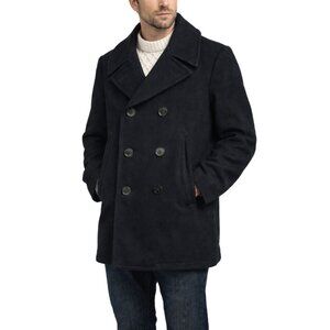 Vintage US Navy Wool Peacoat Quarterdeck Collection Nautical Coat